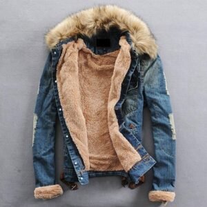 Fall/winter men's washed denim