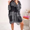 European And American Print Beach Sexy Casual Shirt Dress