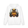Wolf Mask Hoodie Mode ON — Fierce Red-Eyed Wolf Graphic Hooded Sweatshirt