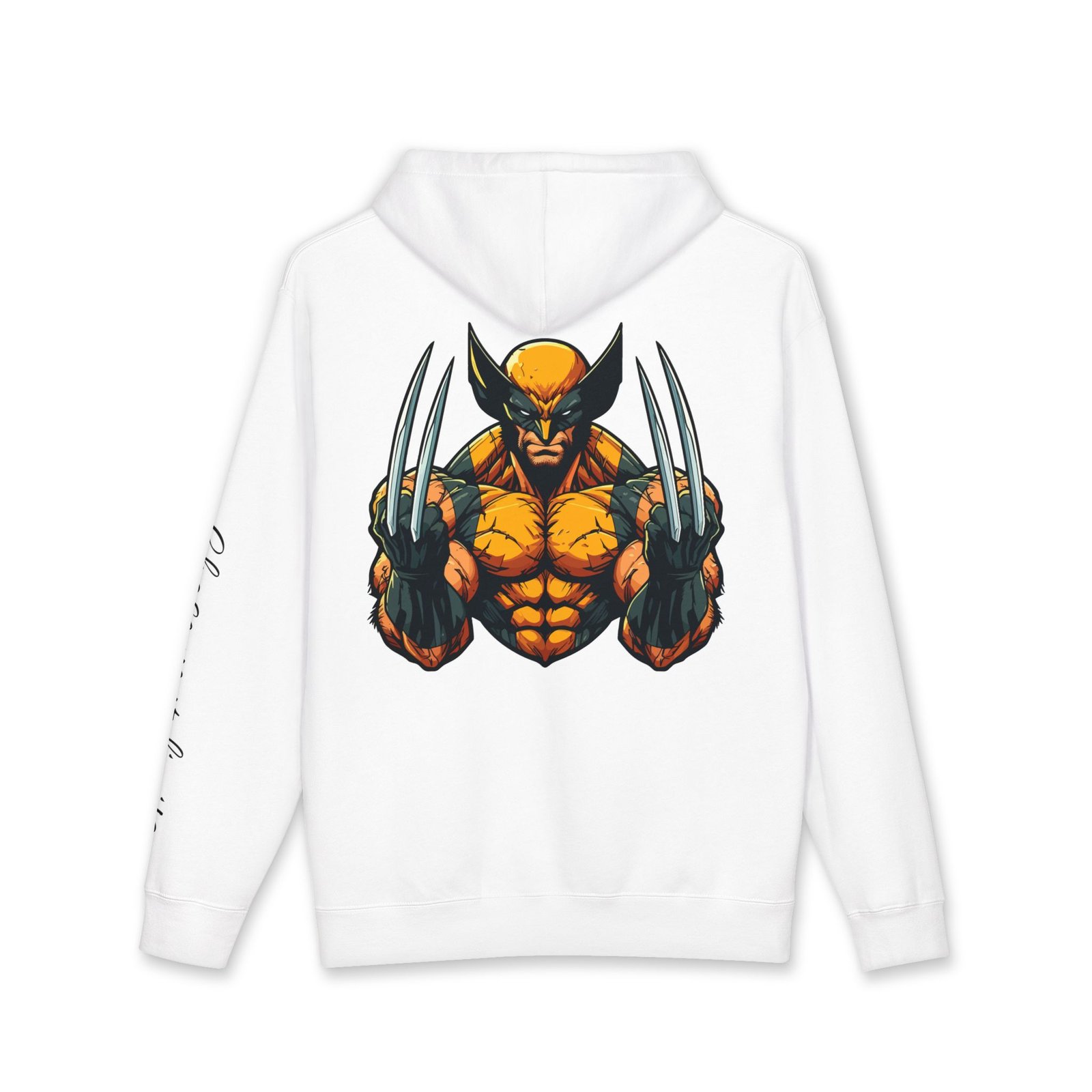 Wolf Mask Hoodie Mode ON — Fierce Red-Eyed Wolf Graphic Hooded Sweatshirt