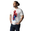 Unisex organic cotton spiderman t-shirt