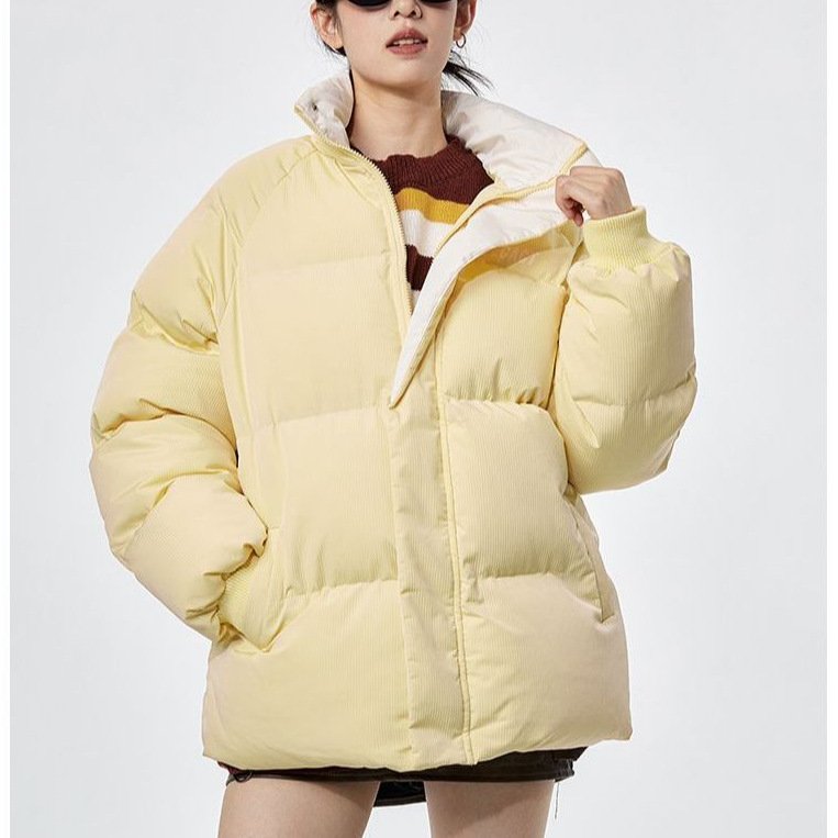 Thickened Warm Bread Jacket With A Stand-up Collar
