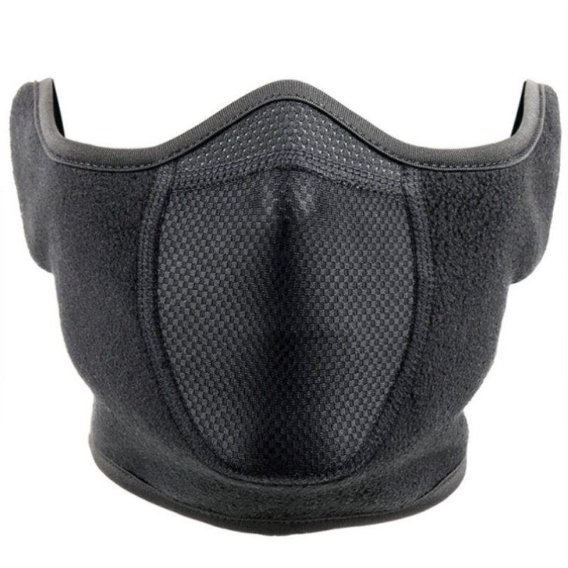 Fleece-lined Thermal Face Maskcold-proof Windproof Dustproof Breathable And Protects Ears And Face