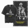 American-style Five-point Washed T-shirt Sleeve Retro