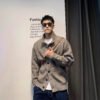 Mens Retro Casual Cardigan Sweater In American Style