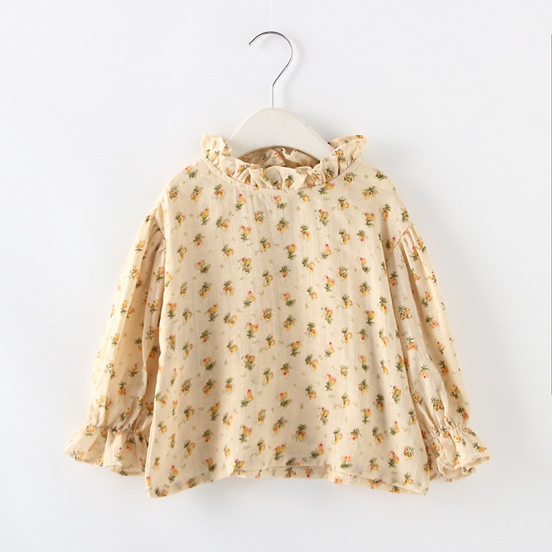 Spring New Children's Japan And South Korea Magnanimous Cotton Crinkle Tops