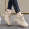 Koreanstyle Womens Casual Hightop Dad Shoes