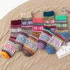 Women's Leisure Printing Ethnic-style Warm Womens Socks
