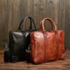 Skeleton-skin Genuine Leather High-grade Briefcase