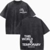 Fashionable Vintage T-shirt With A Printed Wool Blend
