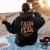 Faith Over Fear Hoodie Christian Sweatshirt Fashion Faith Shi