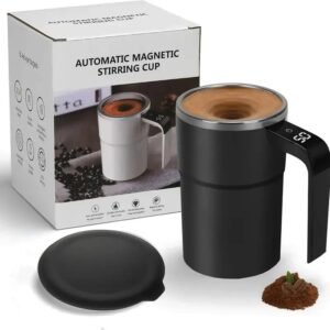 Smart Temperature-measuring Magnetic Automatic Stirring Cup, Electric Portable Coffee Cup, Milkshake Cup, Fitness Protein Shake Powder Cup