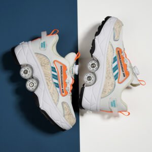 Children's Skates Four-wheel Invisible Deformation