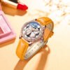 Butterfly Dial Fashion Diamond-embedded Watch Women's Waterproof Automatic Mechanical Watch