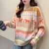 Women's Autumn And Winter Loose Knitted Sweater Top