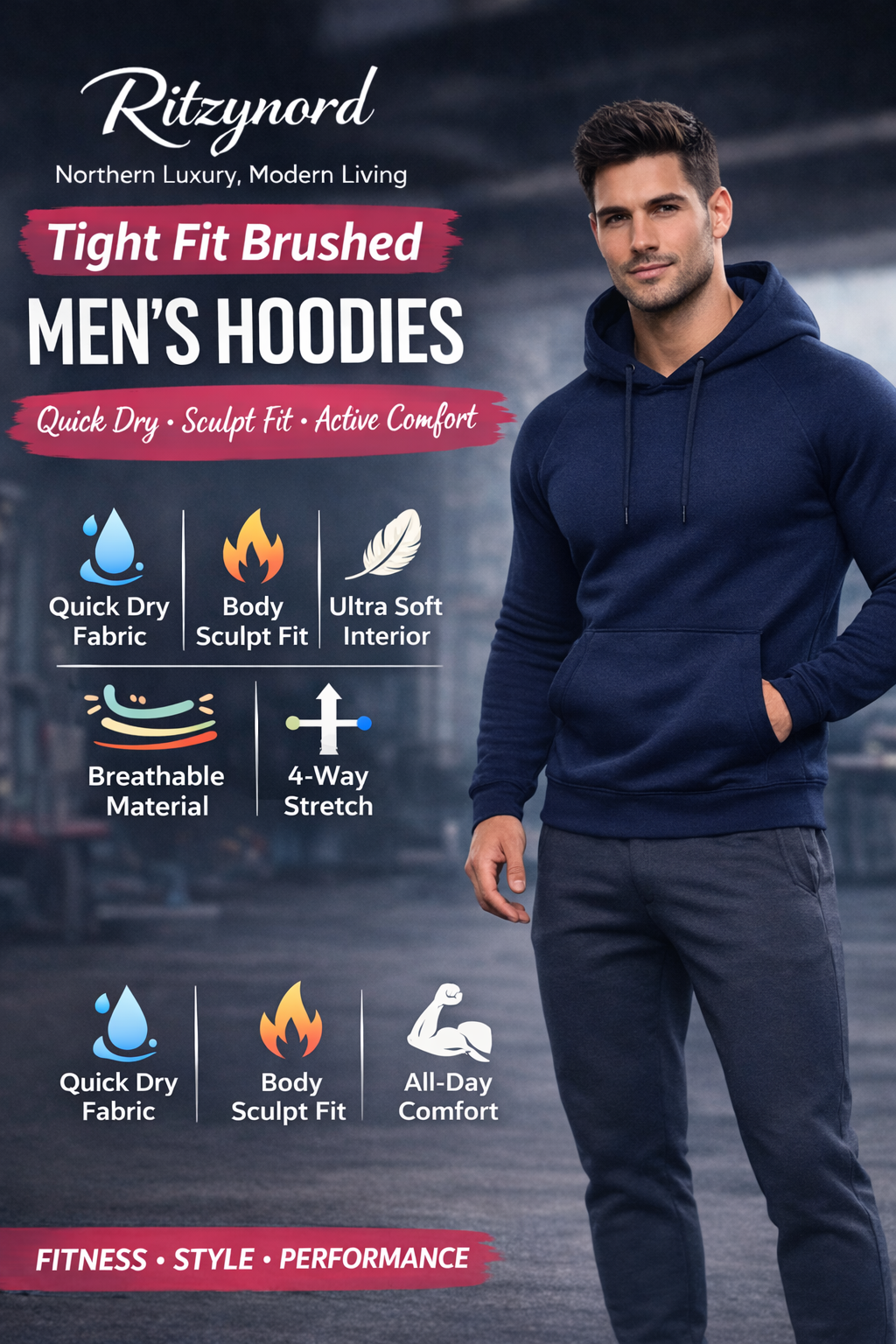 Men’s Hoodies: The Ultimate Blend of Style, Comfort & Performance