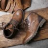 Martin Boots Men's Boots Plus Size Zipper Ankle Boots