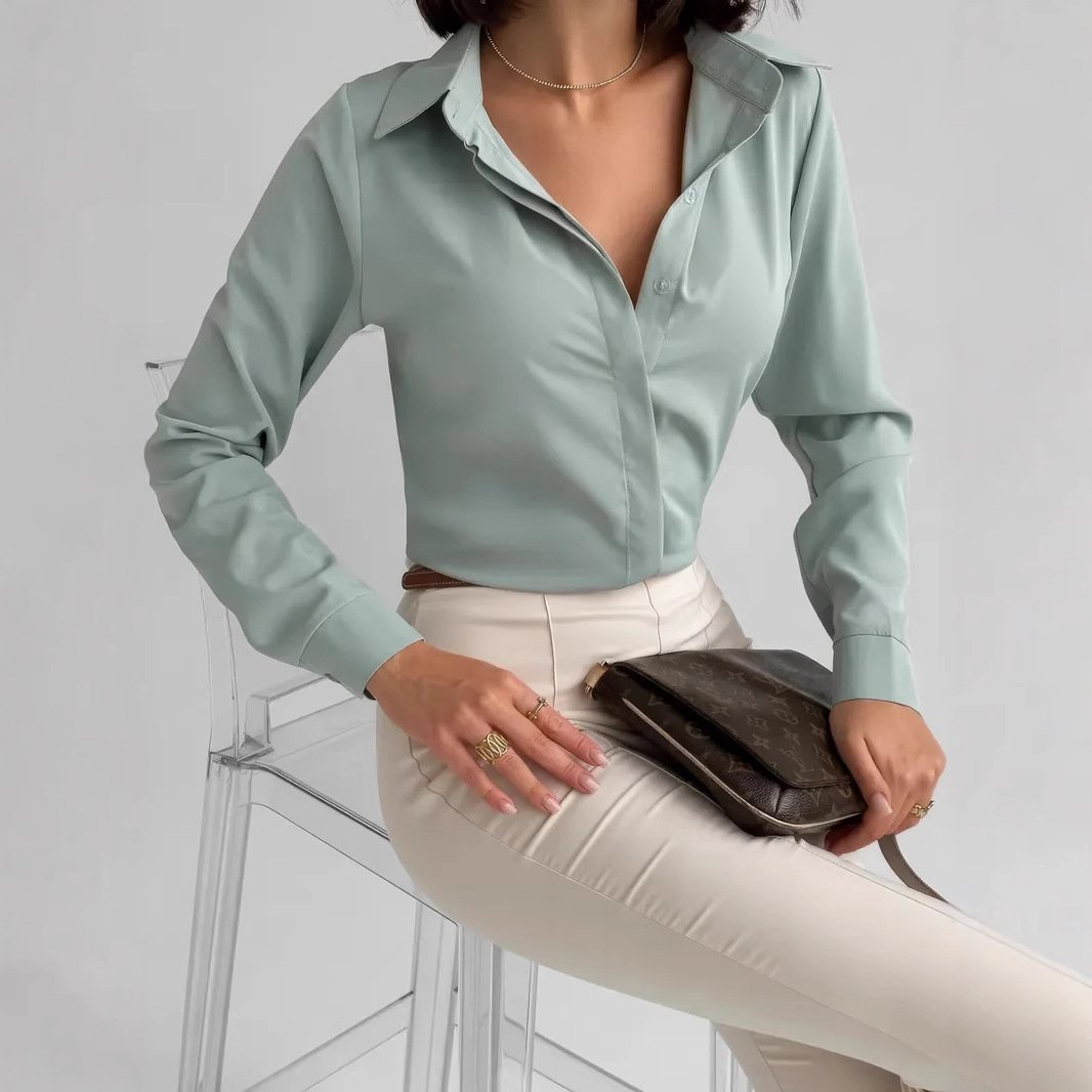 High-end Sophisticated Long-sleeve Casual Shirt