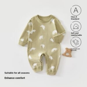 Jumpsuit Pure Cotton Boneless Baby Long Sleeve