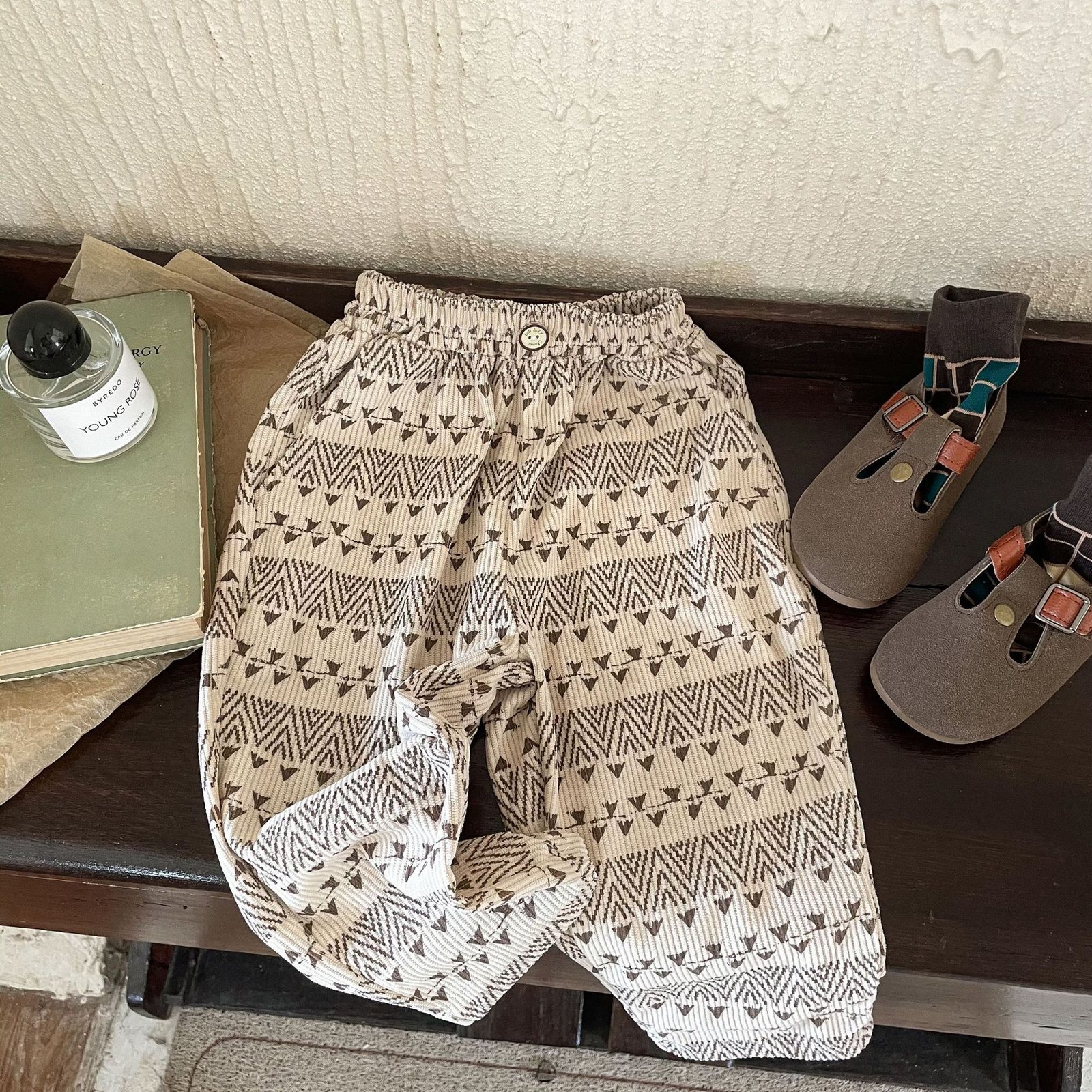Boys And Girls Corduroy Trousers Korean Style