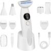 Electric Shaver For Women, 4 In 1 Rechargeable Trimmer, Waterproof Body Hair Epilator With Interchangeable Heads, USB Charging