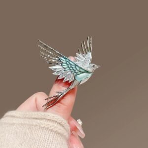 New Luxurious And Elegant Bluebird Brooch