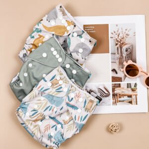 Baby Waterproof Washable Diaper Set