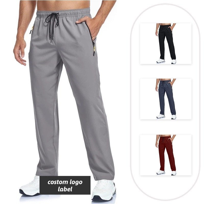 Amazon Quick-drying Pants Men's Outdoor Casual Straight Plus Size Loose Foreign Trade Fitness Hiking And Camping Pants